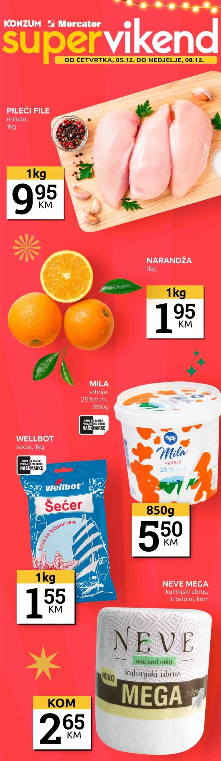 Konzum vikend akcija 5-8.12.2024.