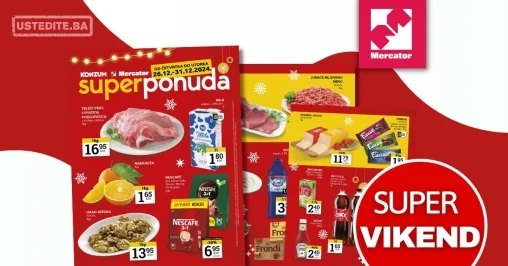 Mercator vikend akcija 26-31.12.2024.