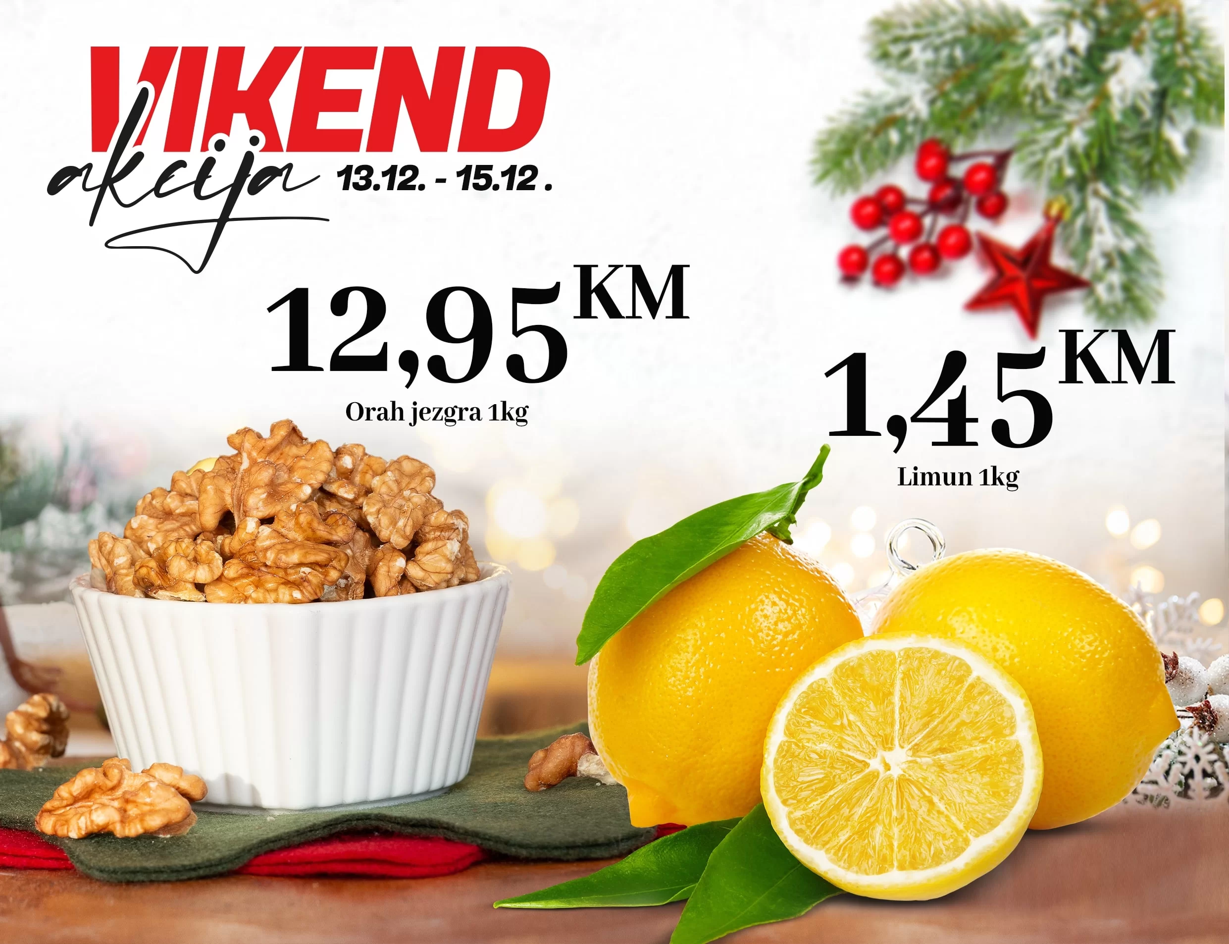 Kort vikend akcija 12-15.12.2024.