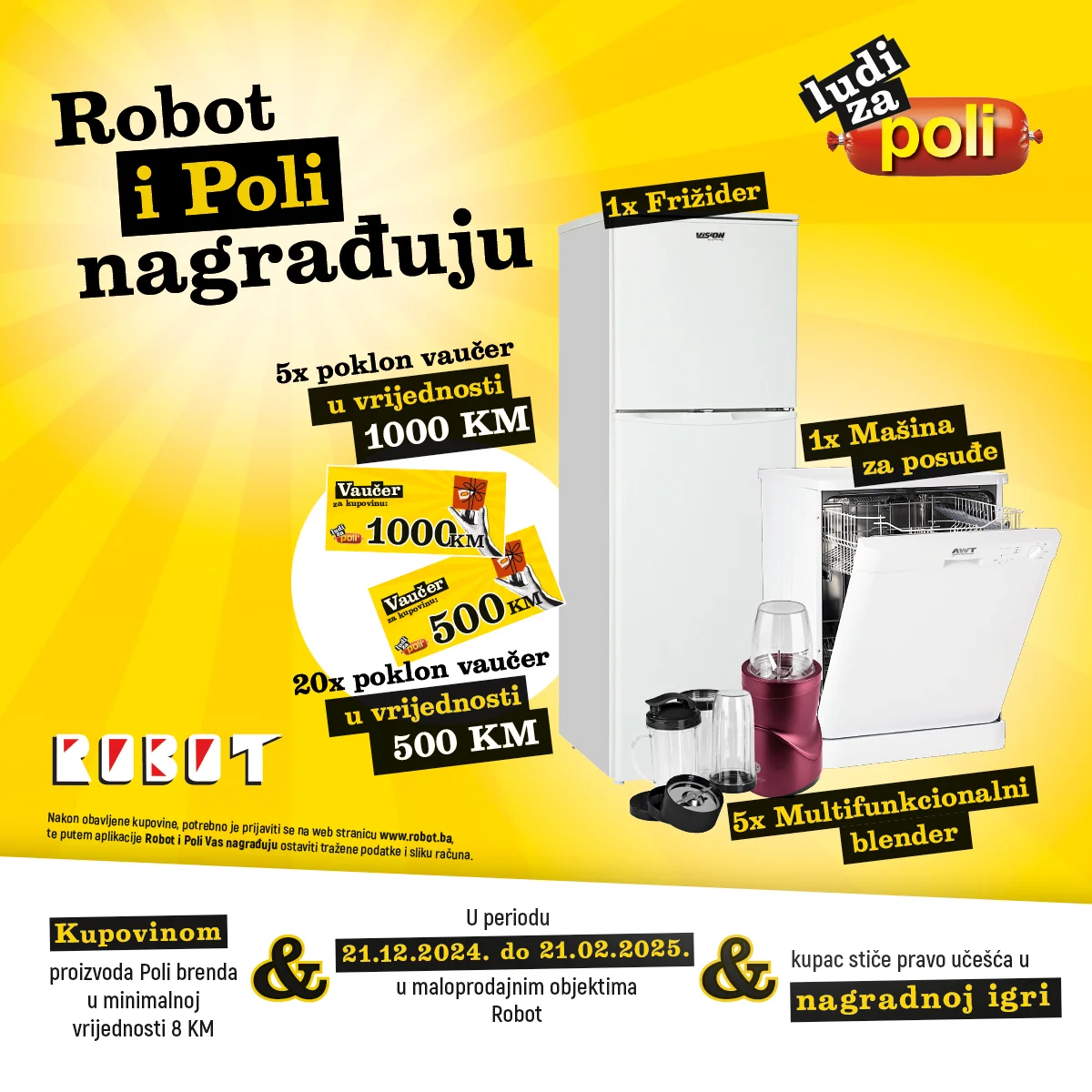 Poli & Robot NAGRADNA IGRA do 21.2.2025.