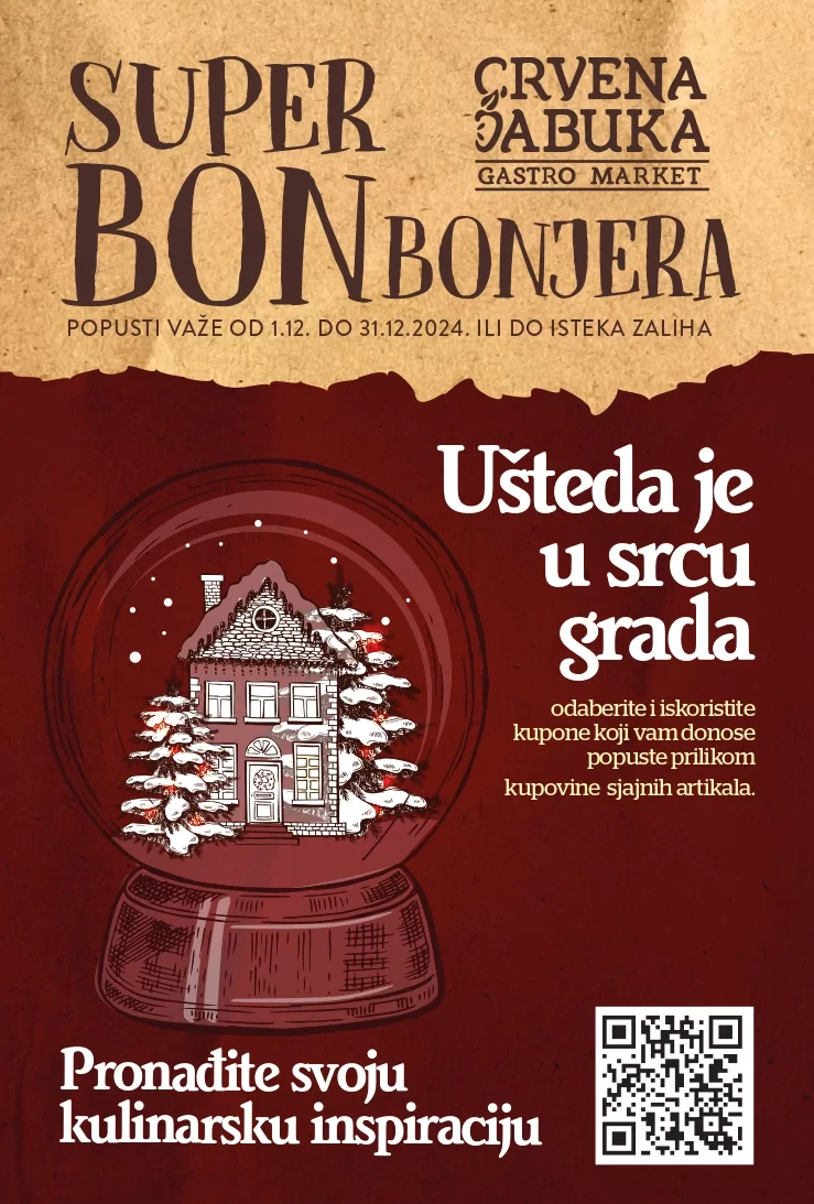 Crvena jabuka katalog SUPER BONBONJERA 1-31.12.2024.