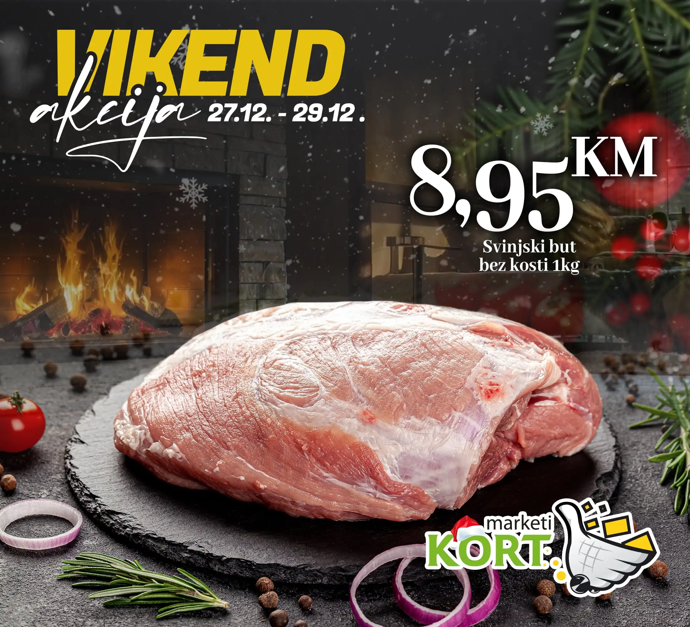 Kort vikend akcija 27-29.12.2024.