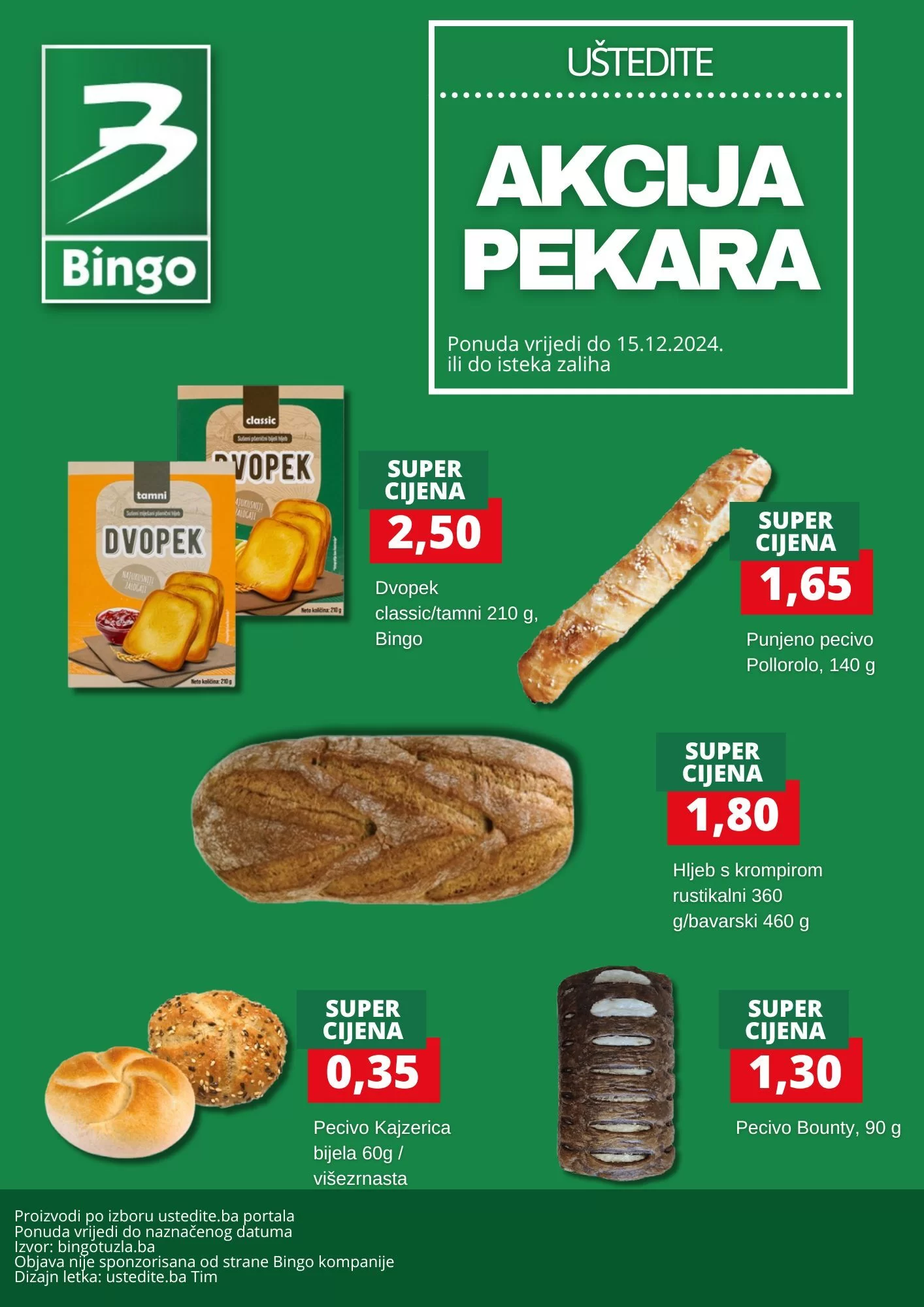 Bingo akcija PEKARA