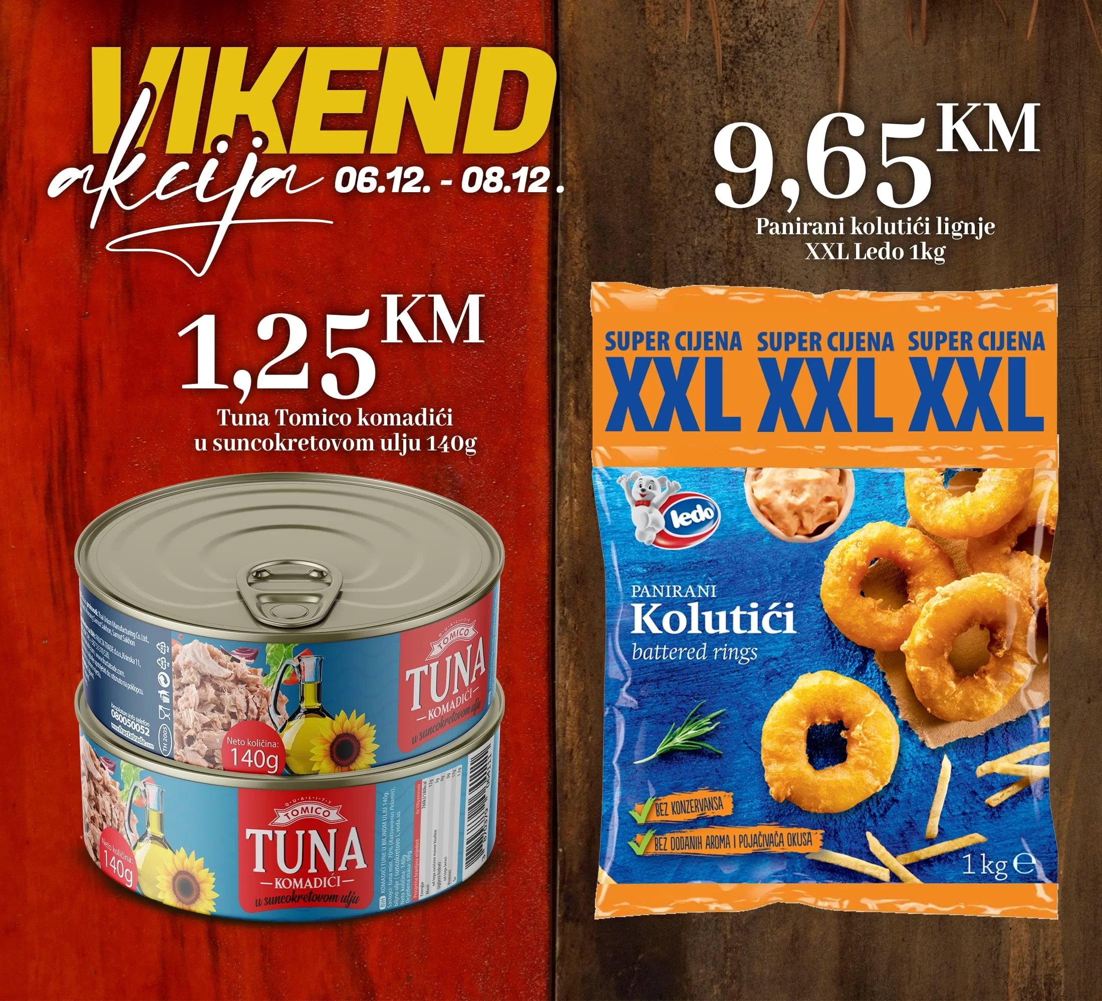 Kort vikend akcija 6-8.12.2024.