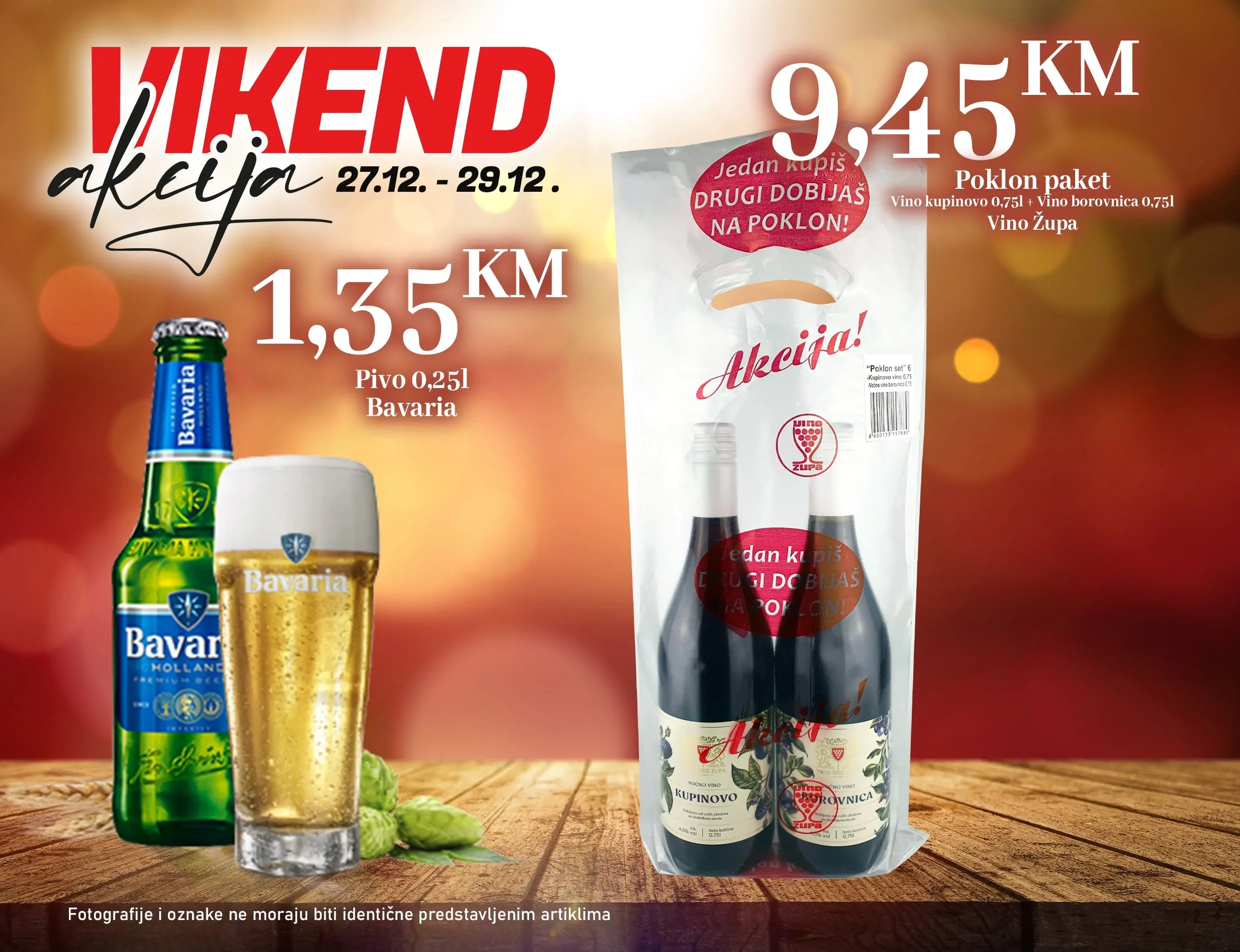 Kort vikend akcija 27-29.12.2024.