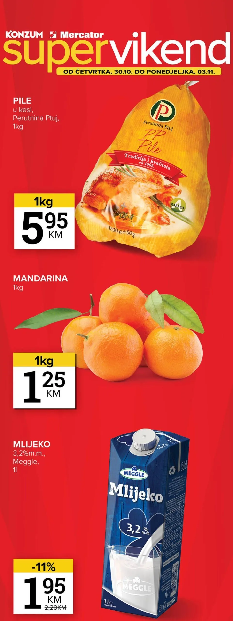 Mercator vikend akcija 30.10-3.11.2025.