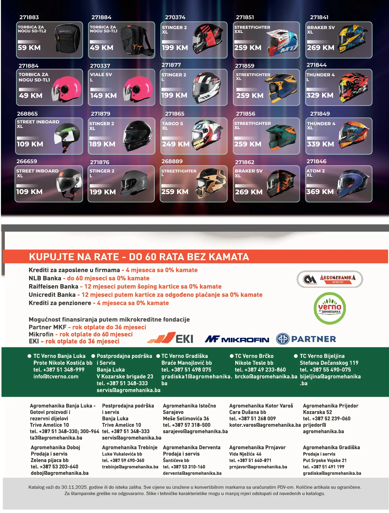 Verno by Agromehanika katalog novembar 2025.