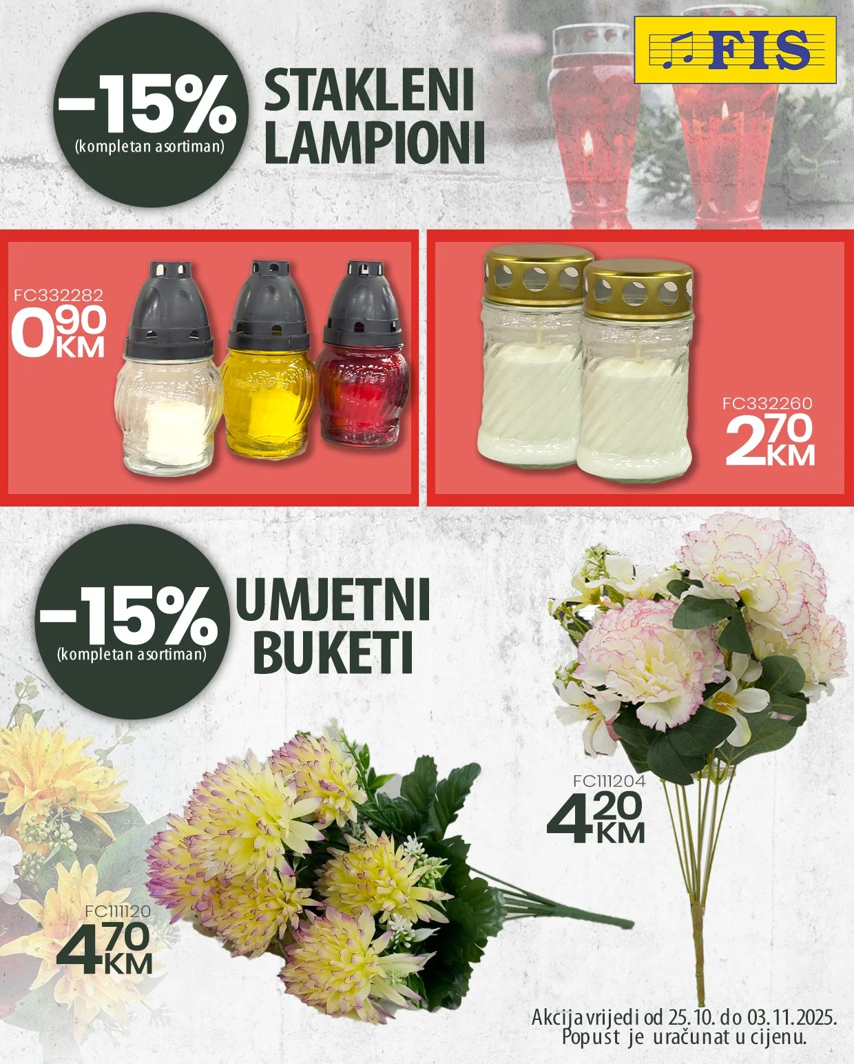 Fis lampioni i svijeće