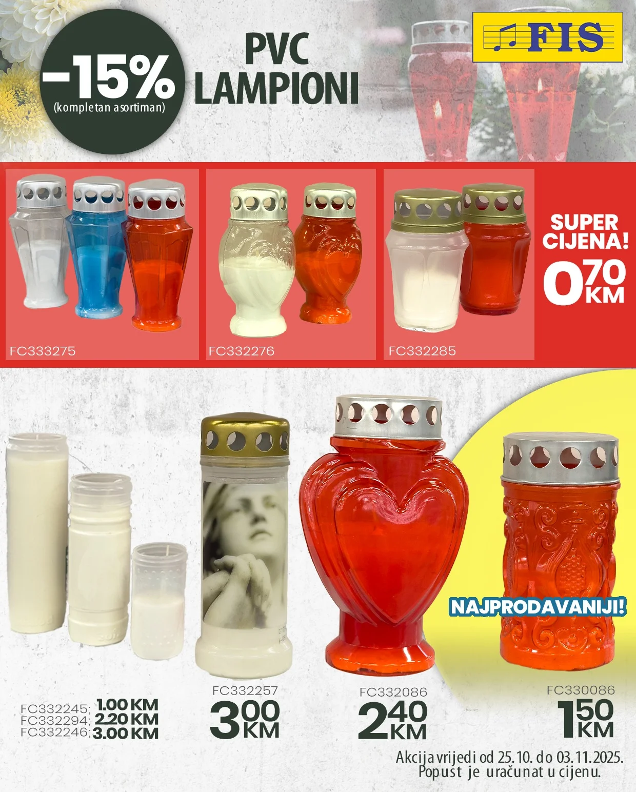 Fis lampioni i svijeće