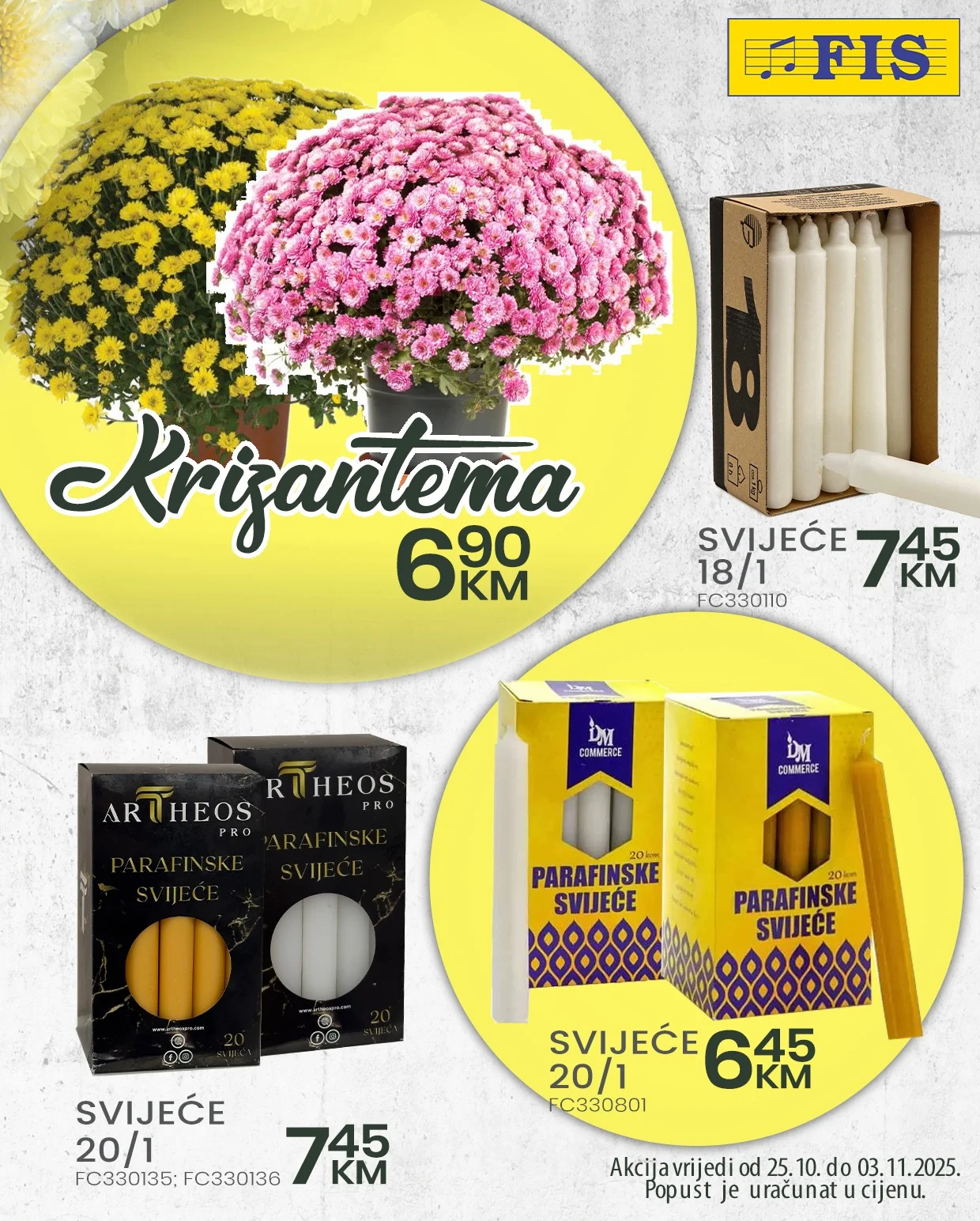 Fis lampioni i svijeće