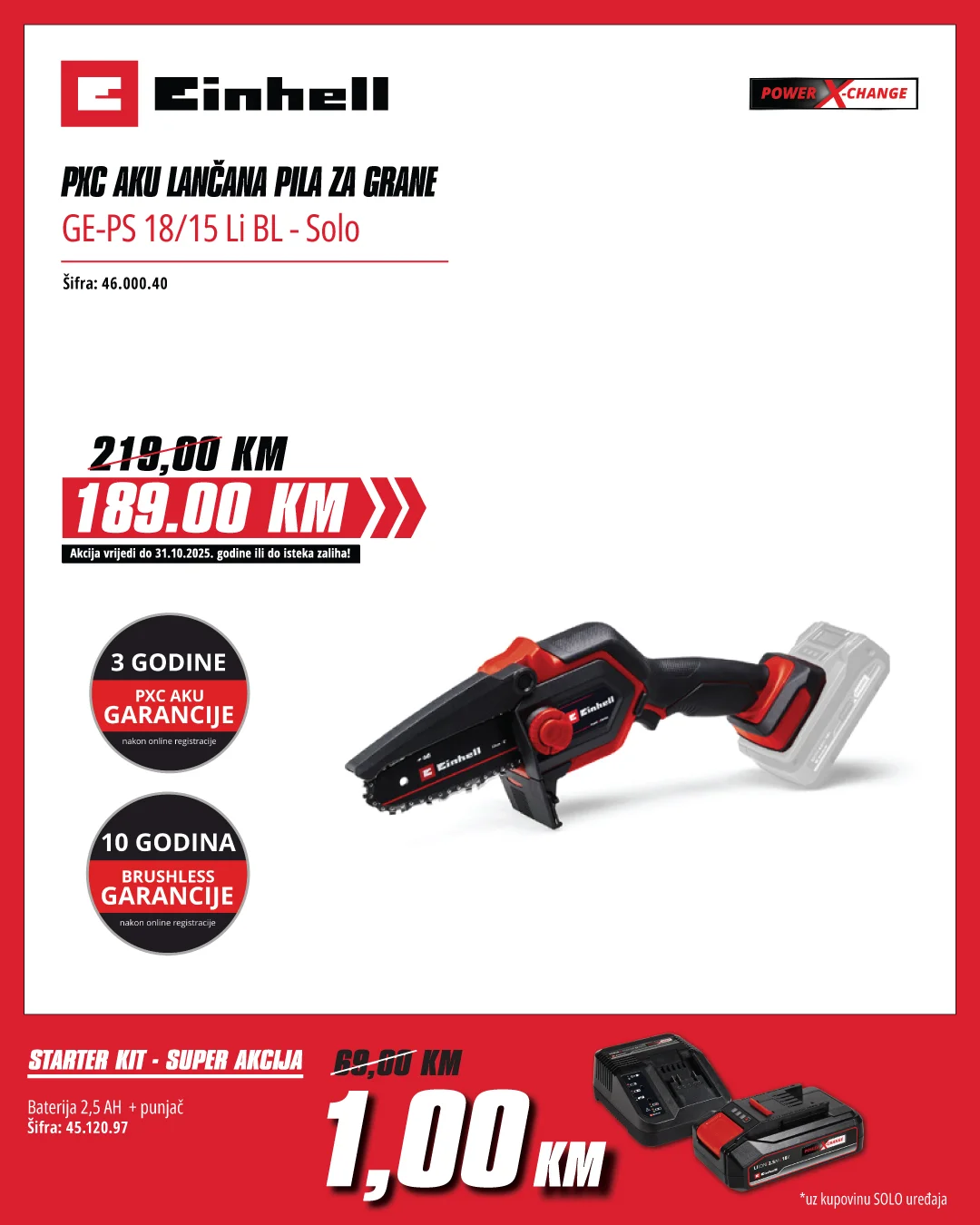 Fis & Einhell VELIKA JESENSKA AKCIJA do 9. 11.2025.