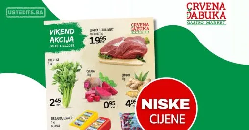 Crvena jabuka vikend akcija 30.10-1.11.2025.
