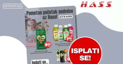 Hass komerc akcija za početak sedmice 27-30.10.2025.