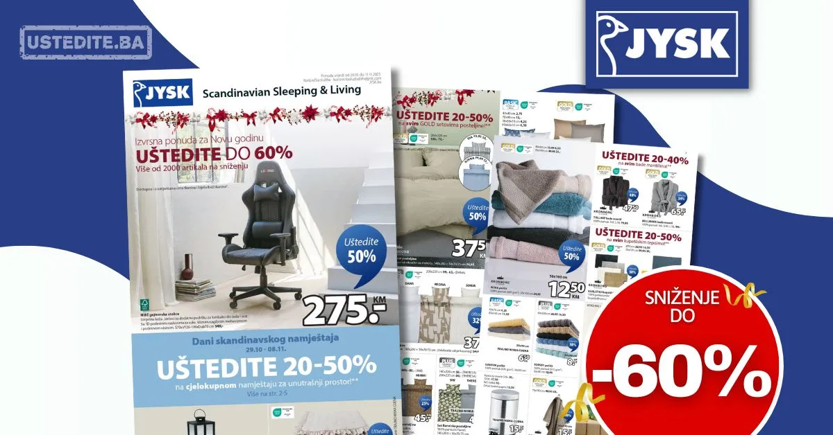 Jysk katalog 29.10-11.11.2025.