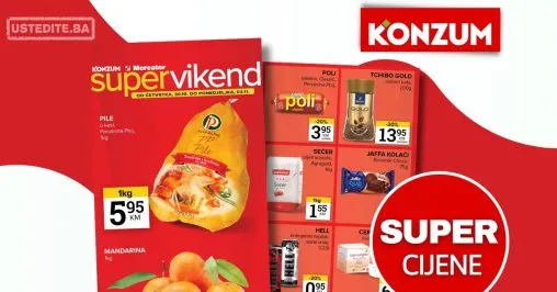 Konzum vikend akcija 30.10-3.11.2025.