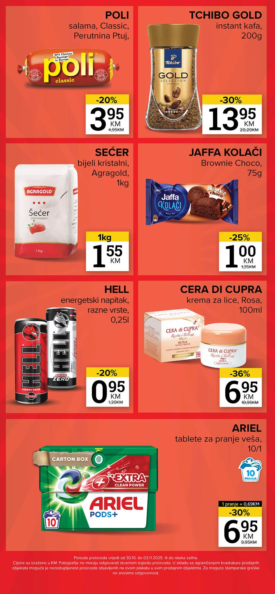 Konzum vikend akcija 30.10-3.11.2025.