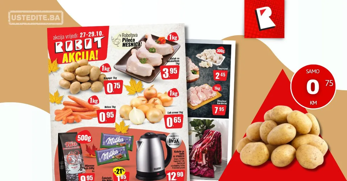 Robot akcija za početak sedmice 27-29.10.2025.