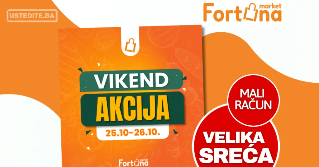 Fortuna vikend akcija 25-26.10.2025.