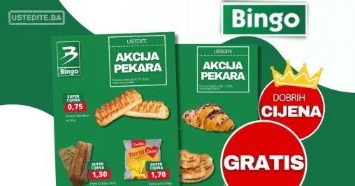 Bingo AKCIJA pekara ~ SVJEŽA PONUDA