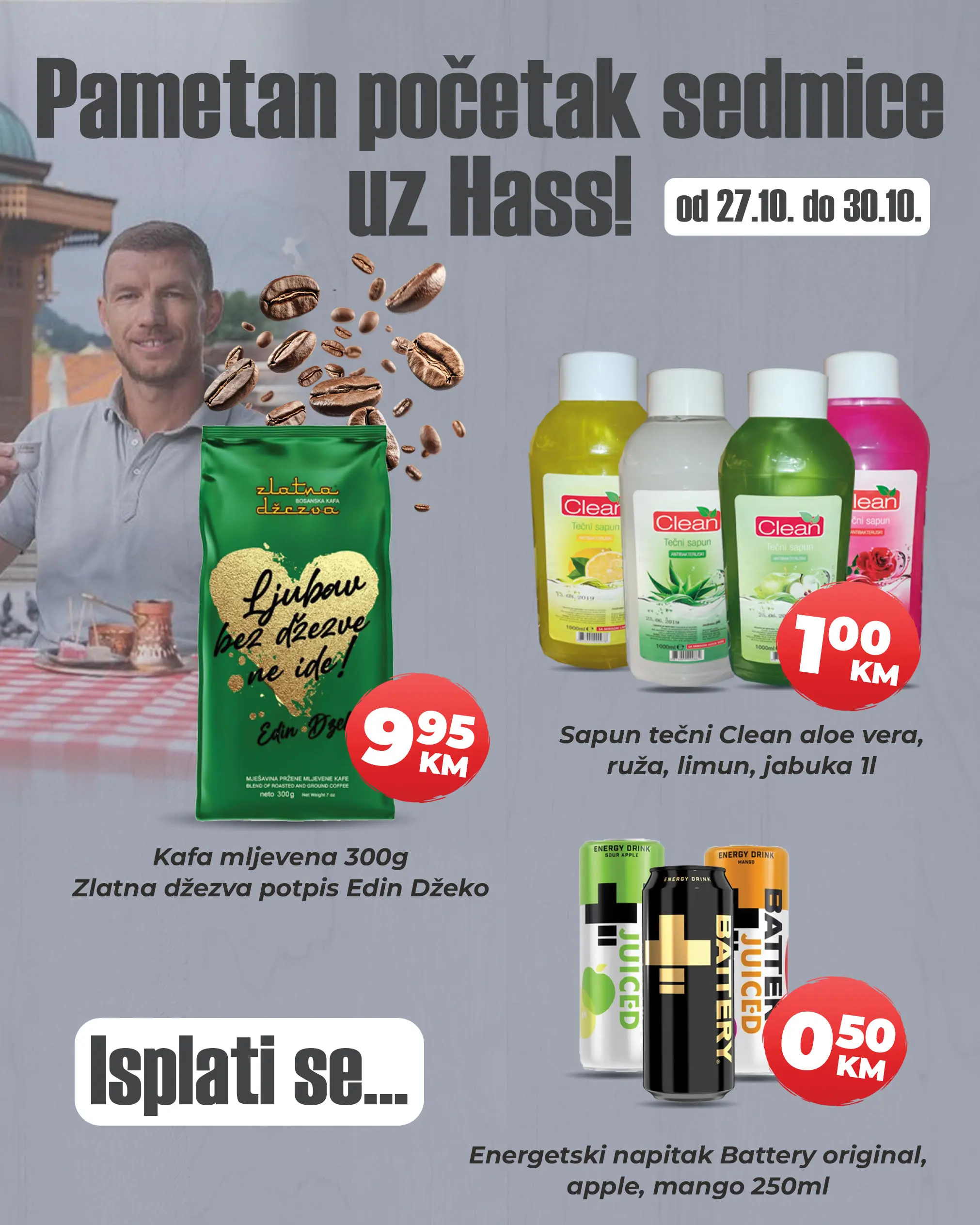 Hass komerc akcija za početak sedmice 27-30.10.2025.