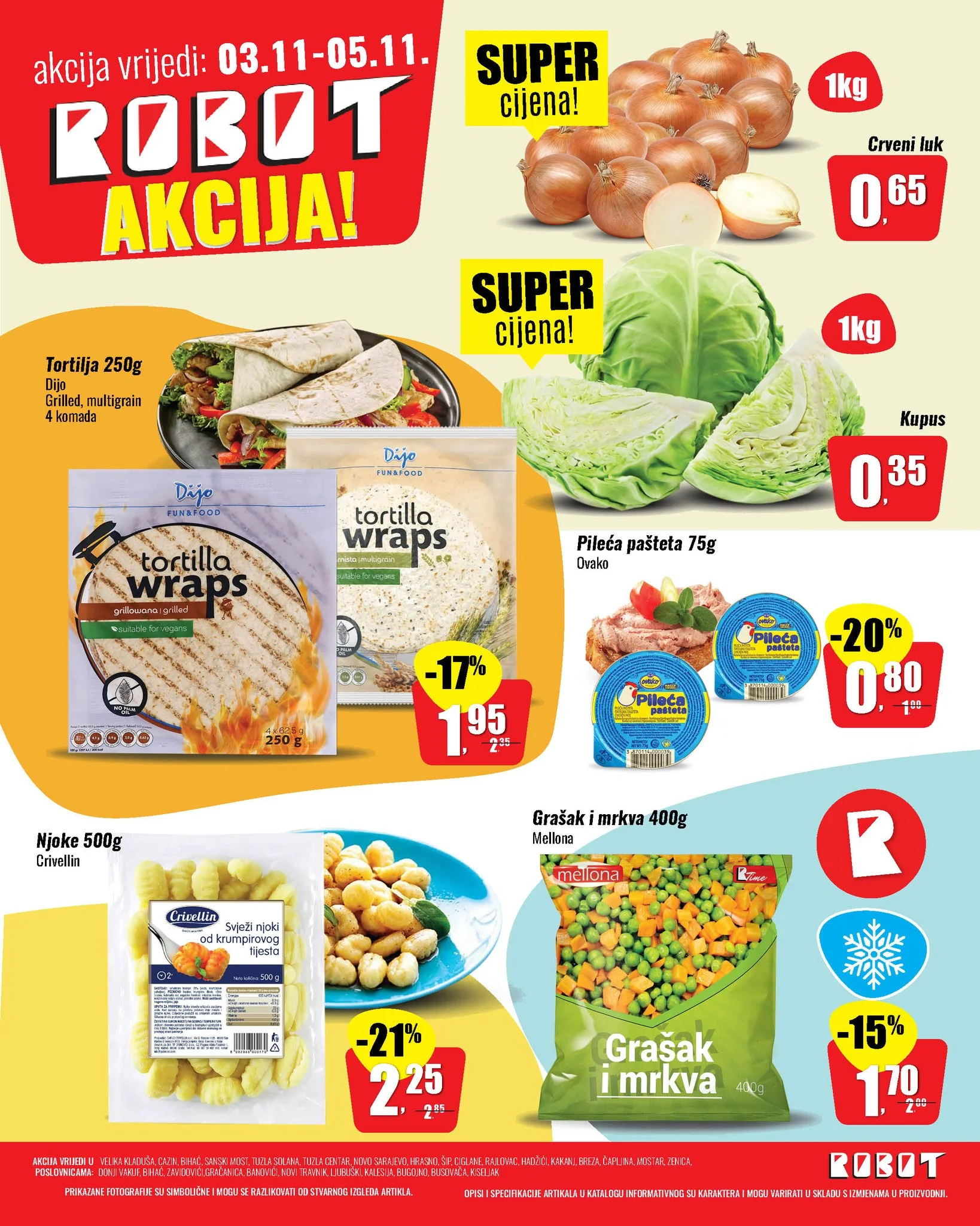 Robot akcija za početak sedmice 3-5.11.2025.