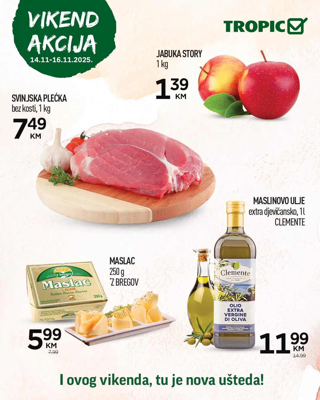 Tropic vikend akcija 14-16.11.2025.