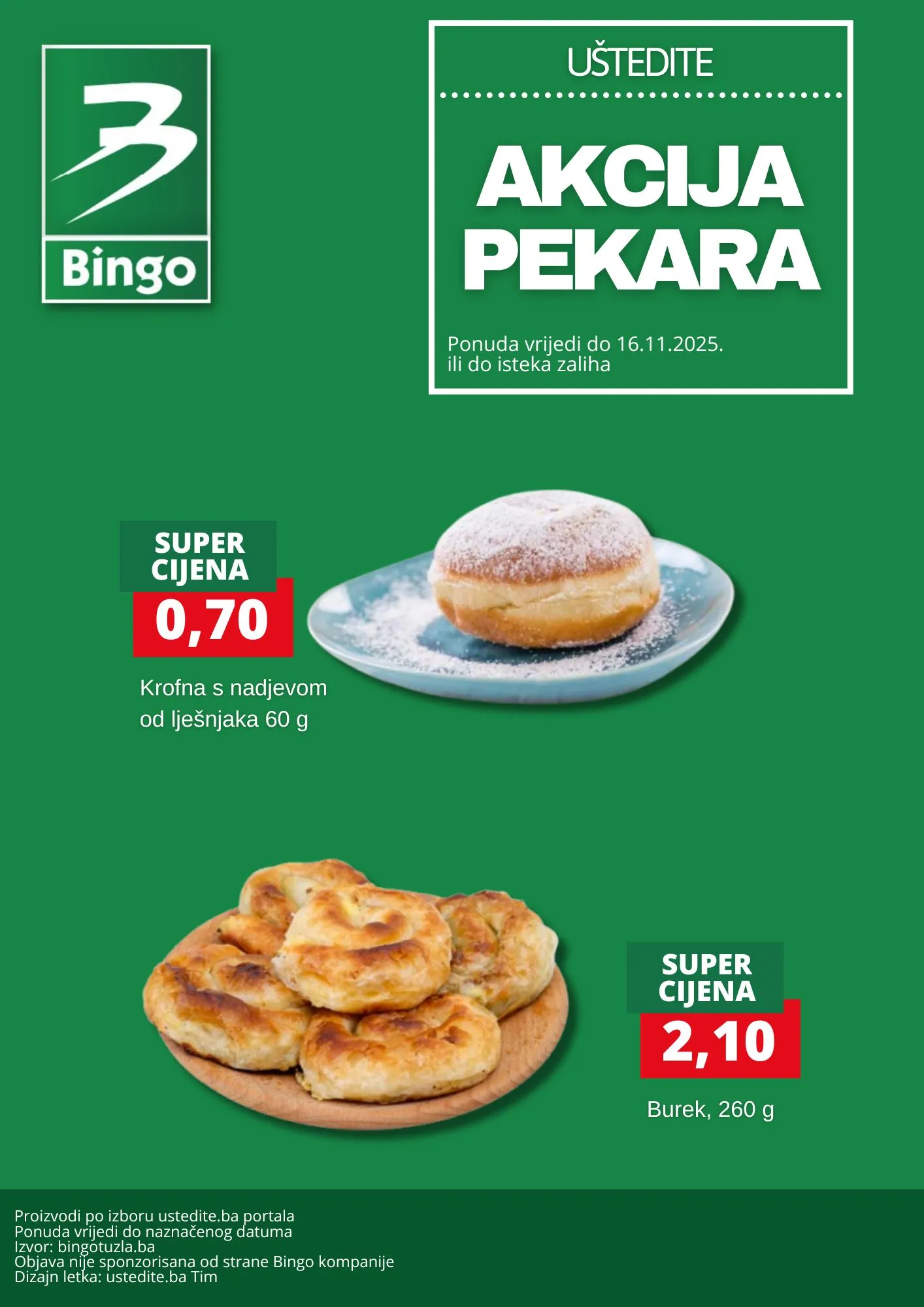 Bingo akcija PEKARA