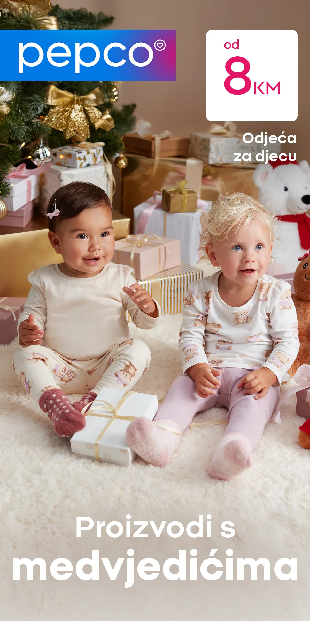 Pepco odjeća za djecu – nova kolekcija s medvjedićima novembar 2025.