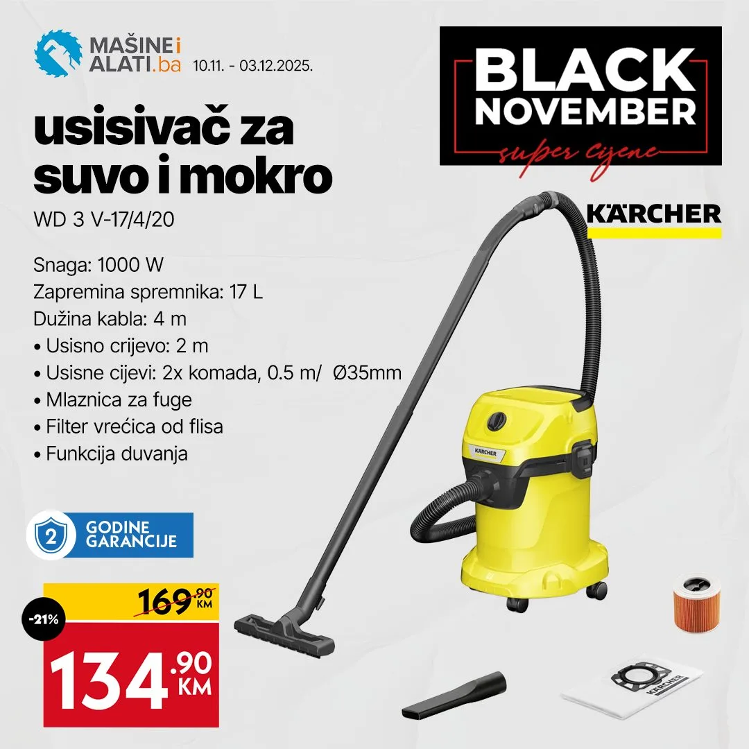 Mašine i alati BLACK NOVEMBER do 30.11.2025.