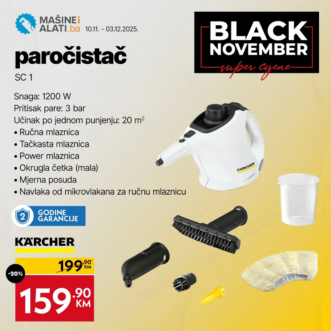Mašine i alati BLACK NOVEMBER do 30.11.2025.