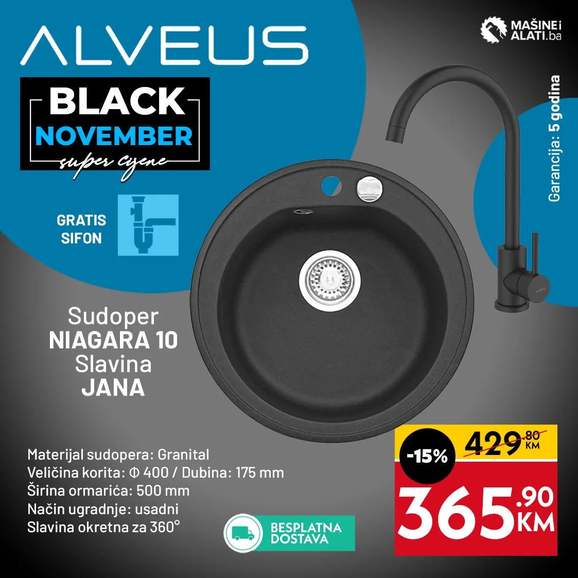 Mašine i alati BLACK NOVEMBER do 30.11.2025.