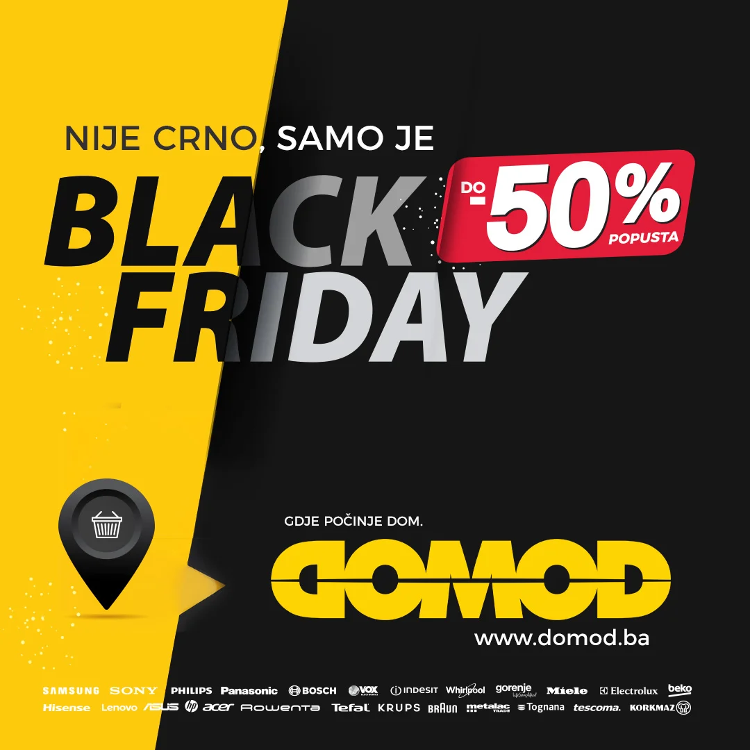 Domod BLACK FRIDAY sniženje do 30.11.2025.