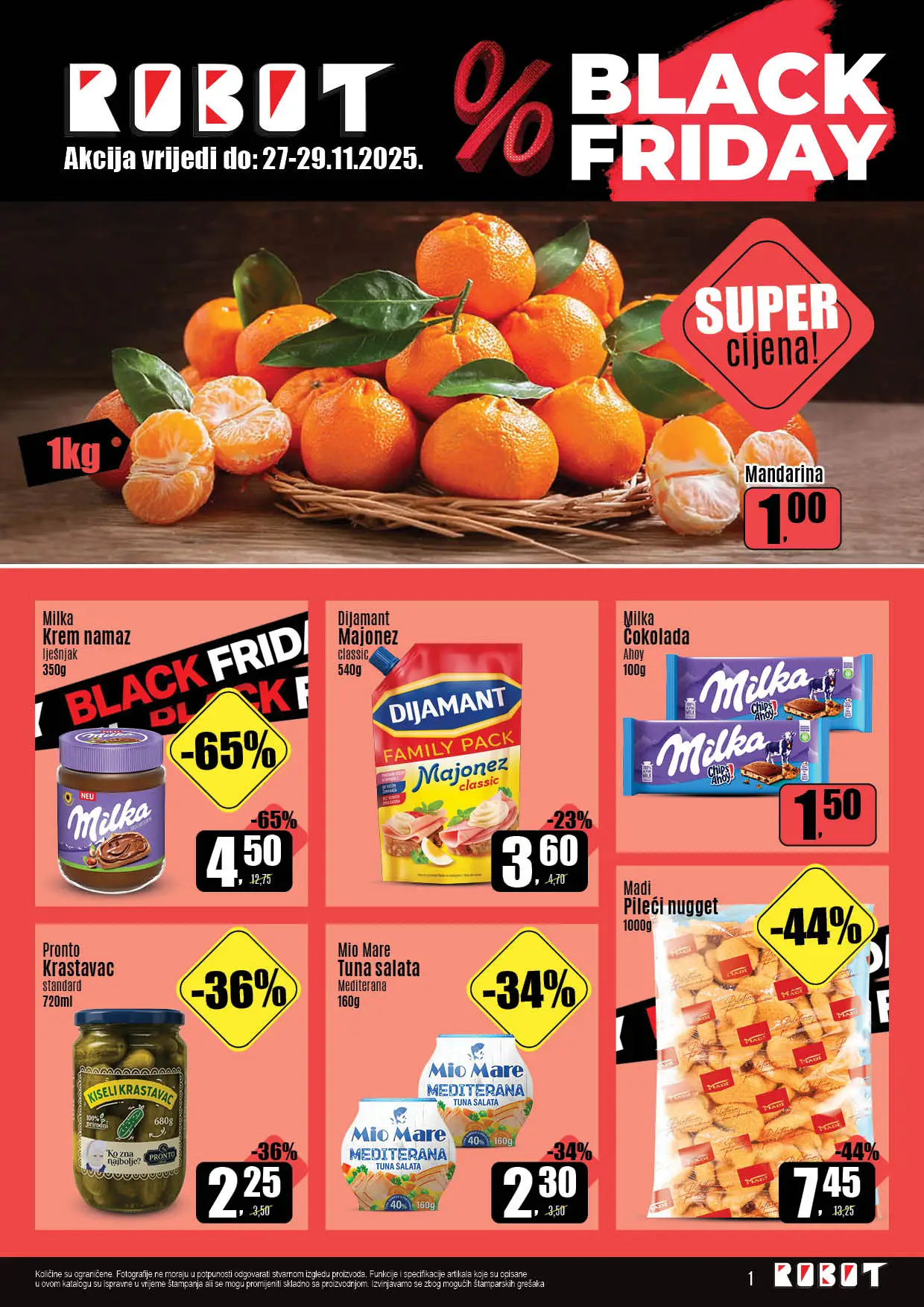 Robot BLACK FRIDAY 27-29.11.2025.