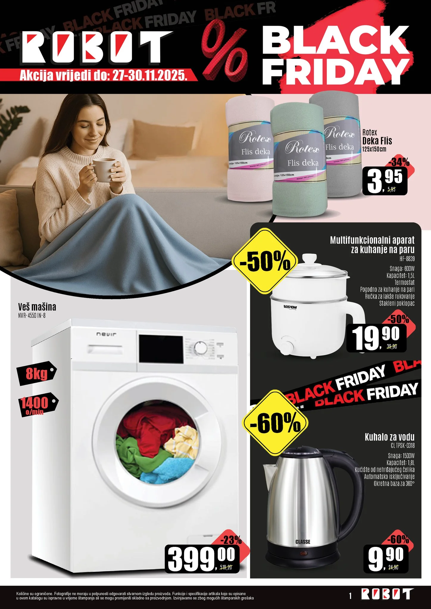 Robot BLACK FRIDAY 27-30.11.2025.