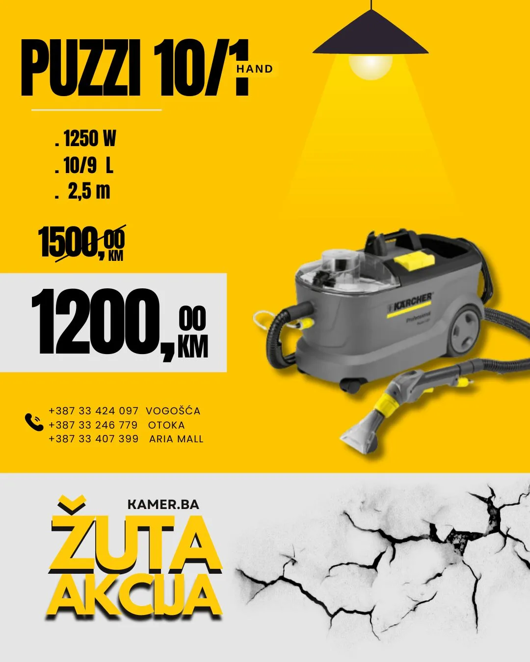 Kamer ŽUTA AKCIJA - do isteka zaliha