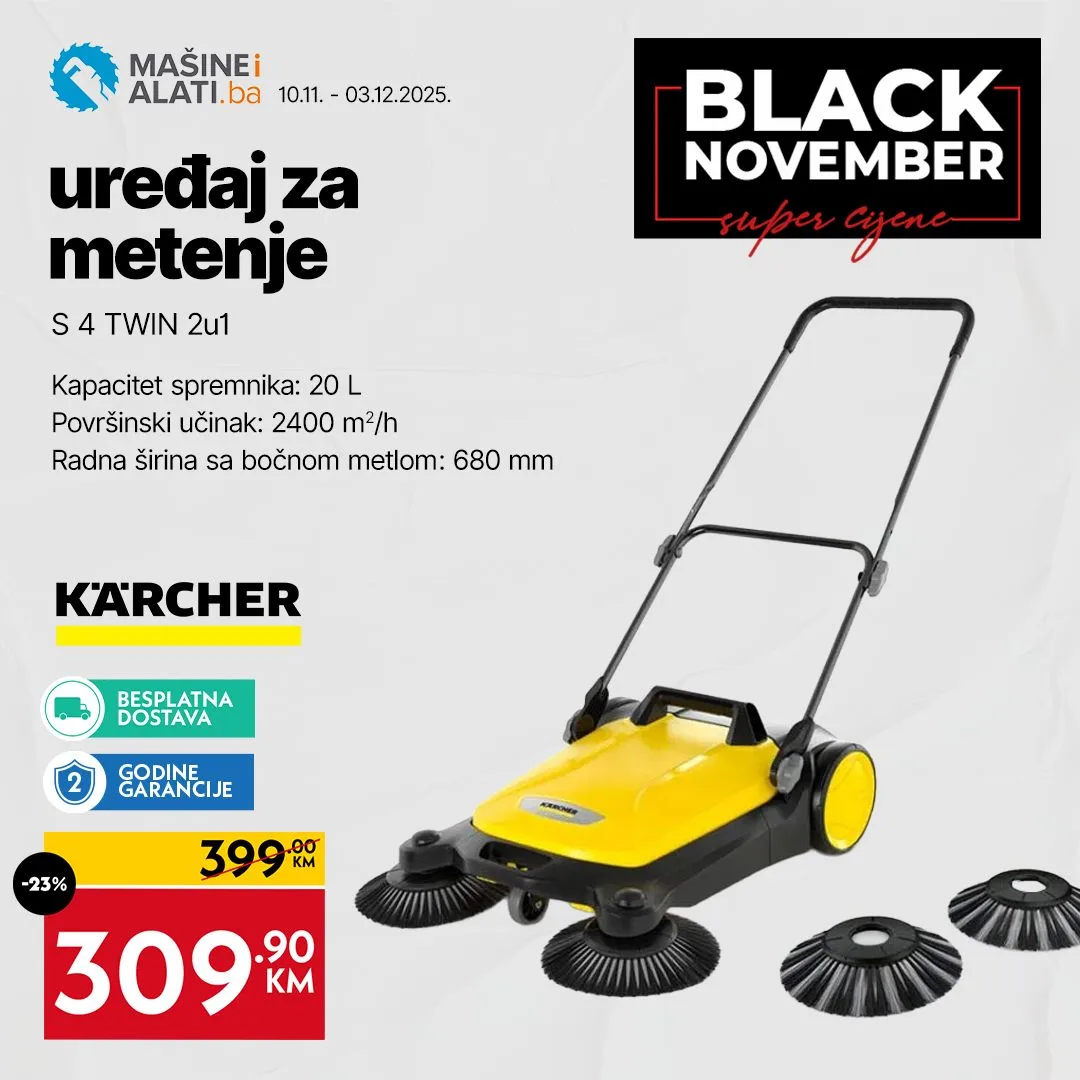 Mašine i alati BLACK NOVEMBER do 30.11.2025.