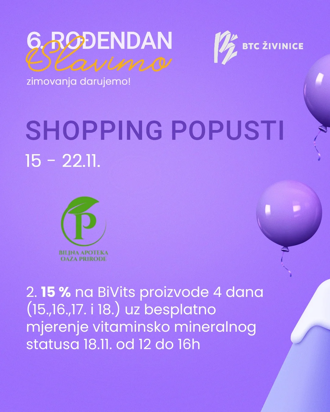 Bingo SHOPPING POPUSTI 15-22.11.2025.