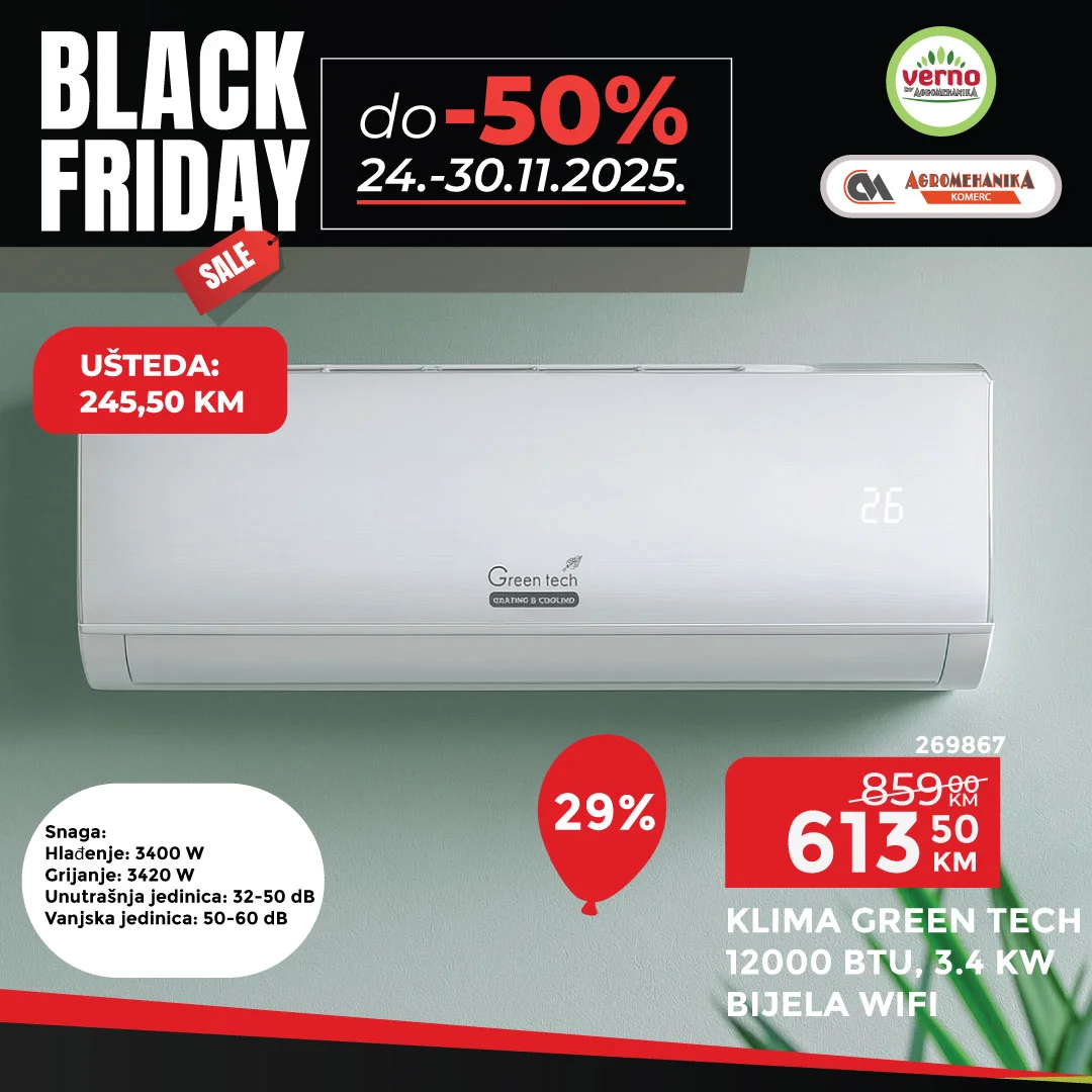 Verno by Agromehanika BLACK FRIDAY 24-30.11.2025.