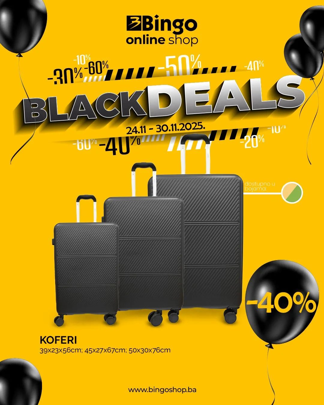 Bingo online shop BLACK FRIDAY 27-30.11.2025.