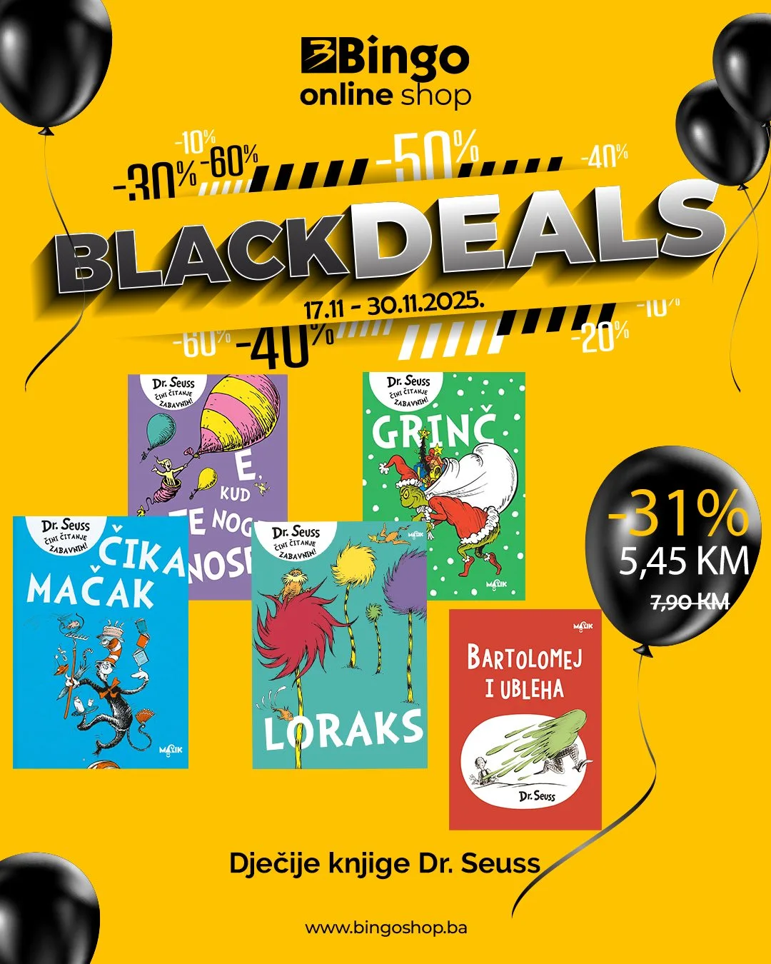 Bingo online shop BLACK FRIDAY 27-30.11.2025.