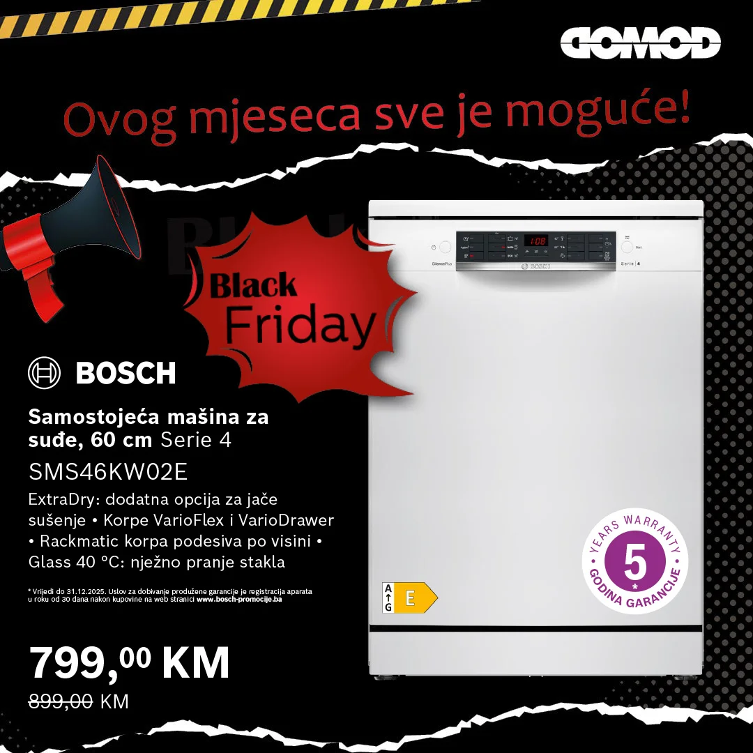 Domod BLACK FRIDAY sniženje do 30.11.2025.