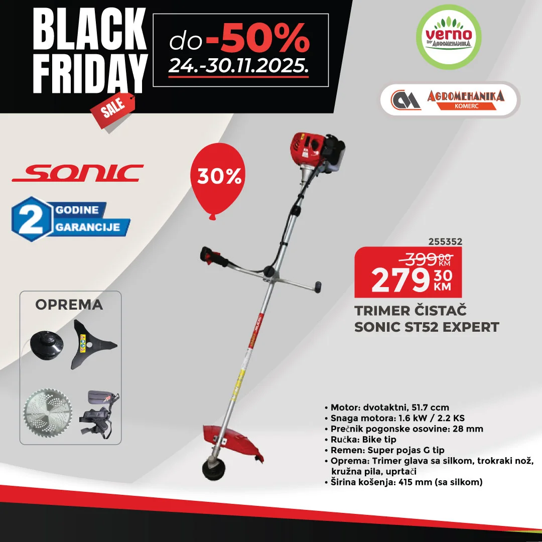 Verno by Agromehanika BLACK FRIDAY 24-30.11.2025.