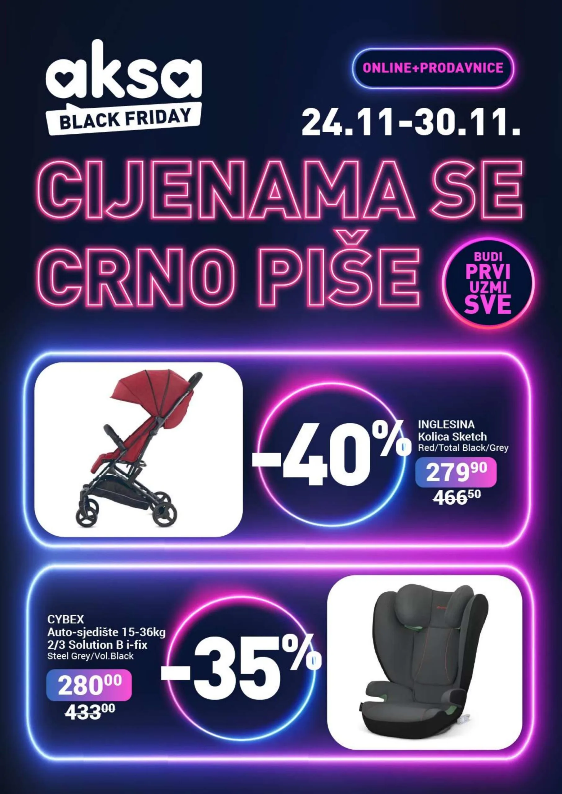 Aksa BLACK FRIDAY 24-30.11.2025.