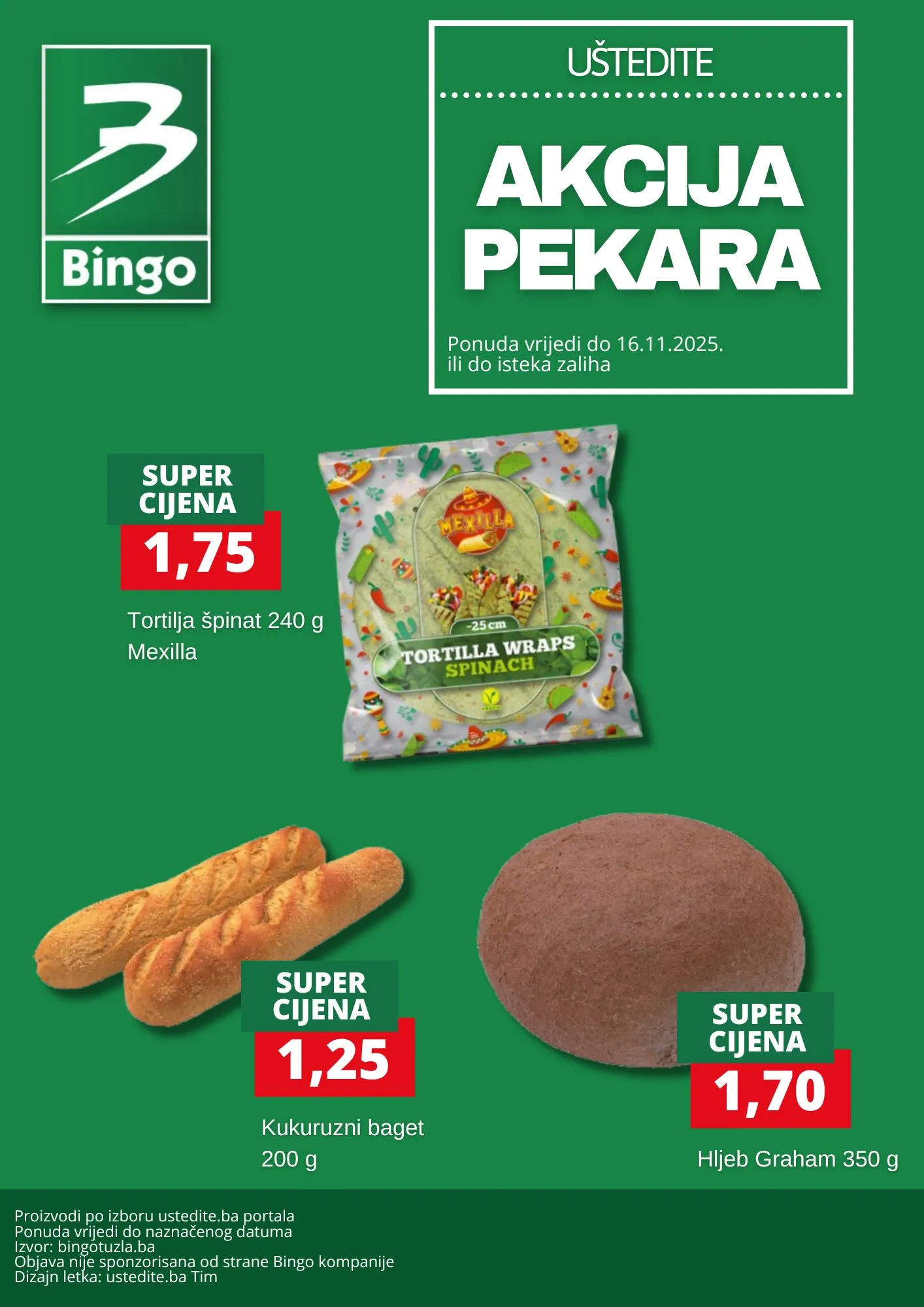 Bingo akcija PEKARA