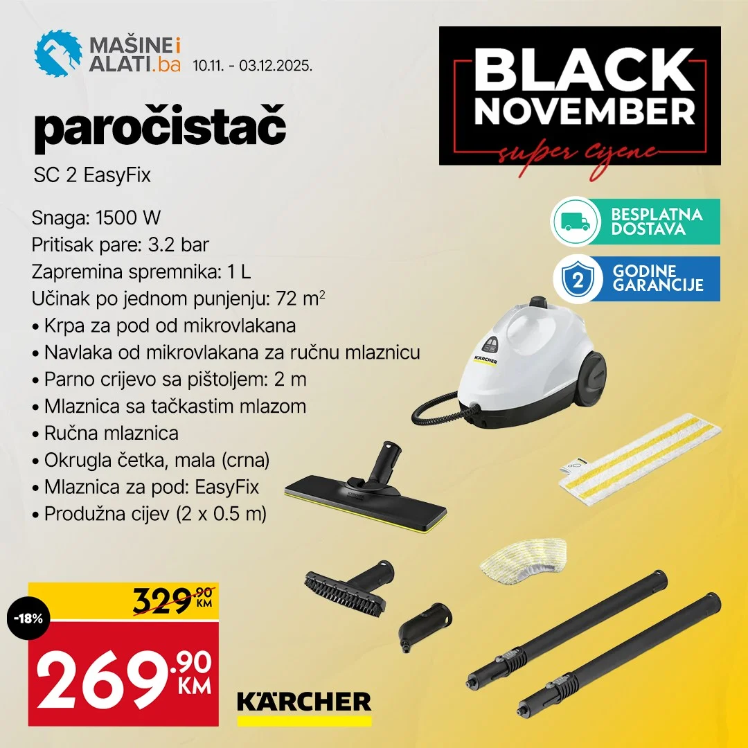 Mašine i alati BLACK NOVEMBER do 30.11.2025.