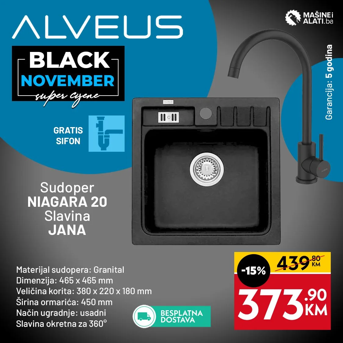 Mašine i alati BLACK NOVEMBER do 30.11.2025.