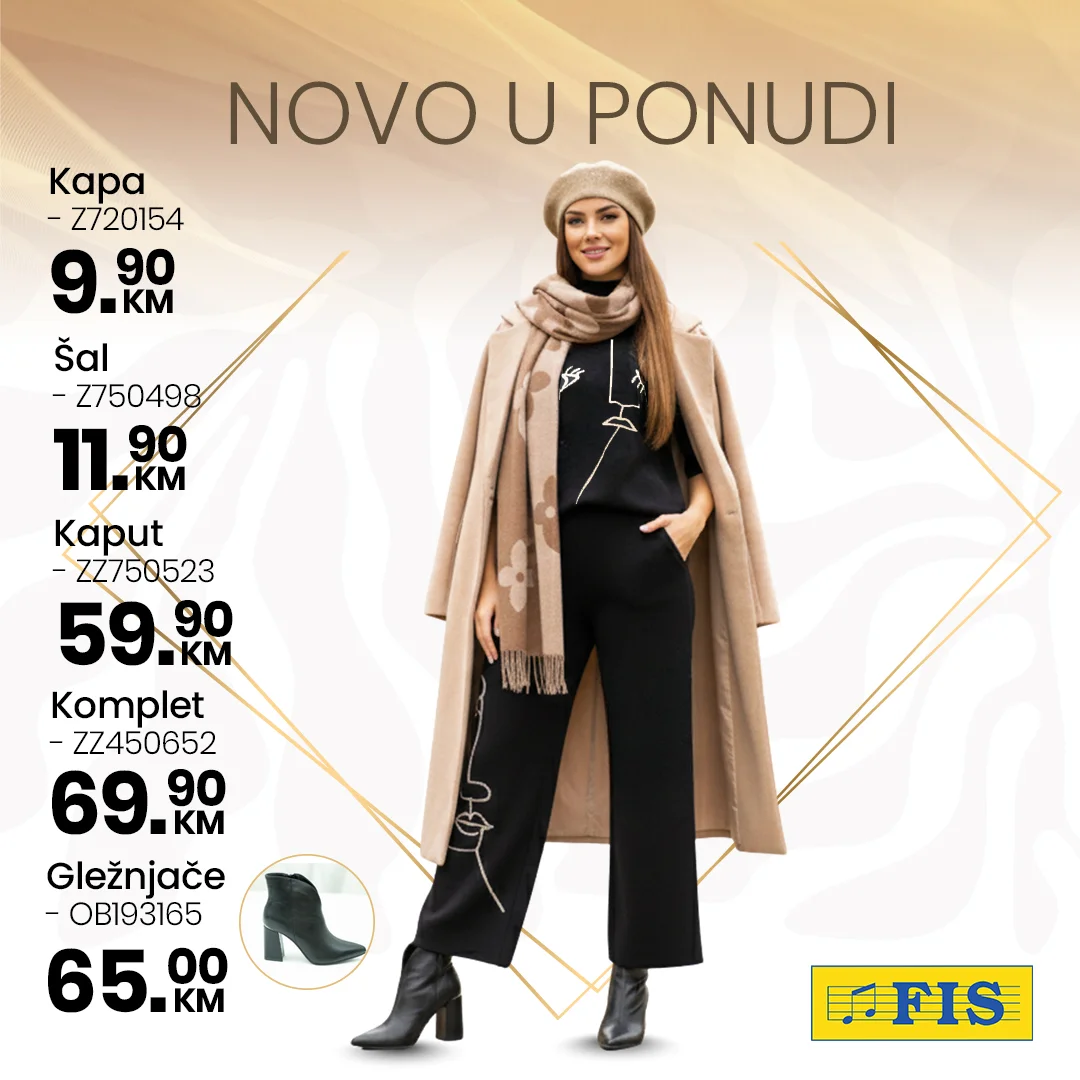 Fis nova kolekcija odjeće – novembar 2025.