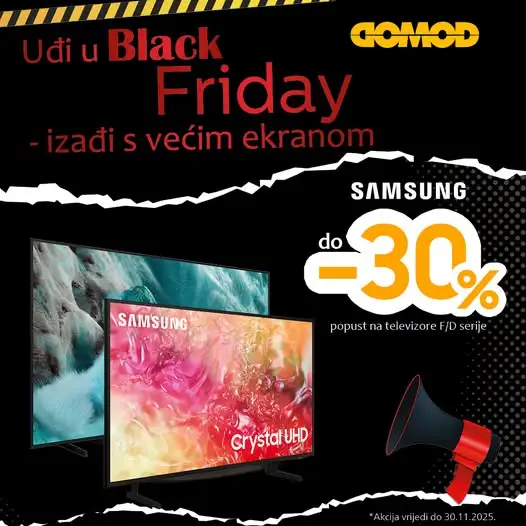 Domod BLACK FRIDAY sniženje do 30.11.2025.