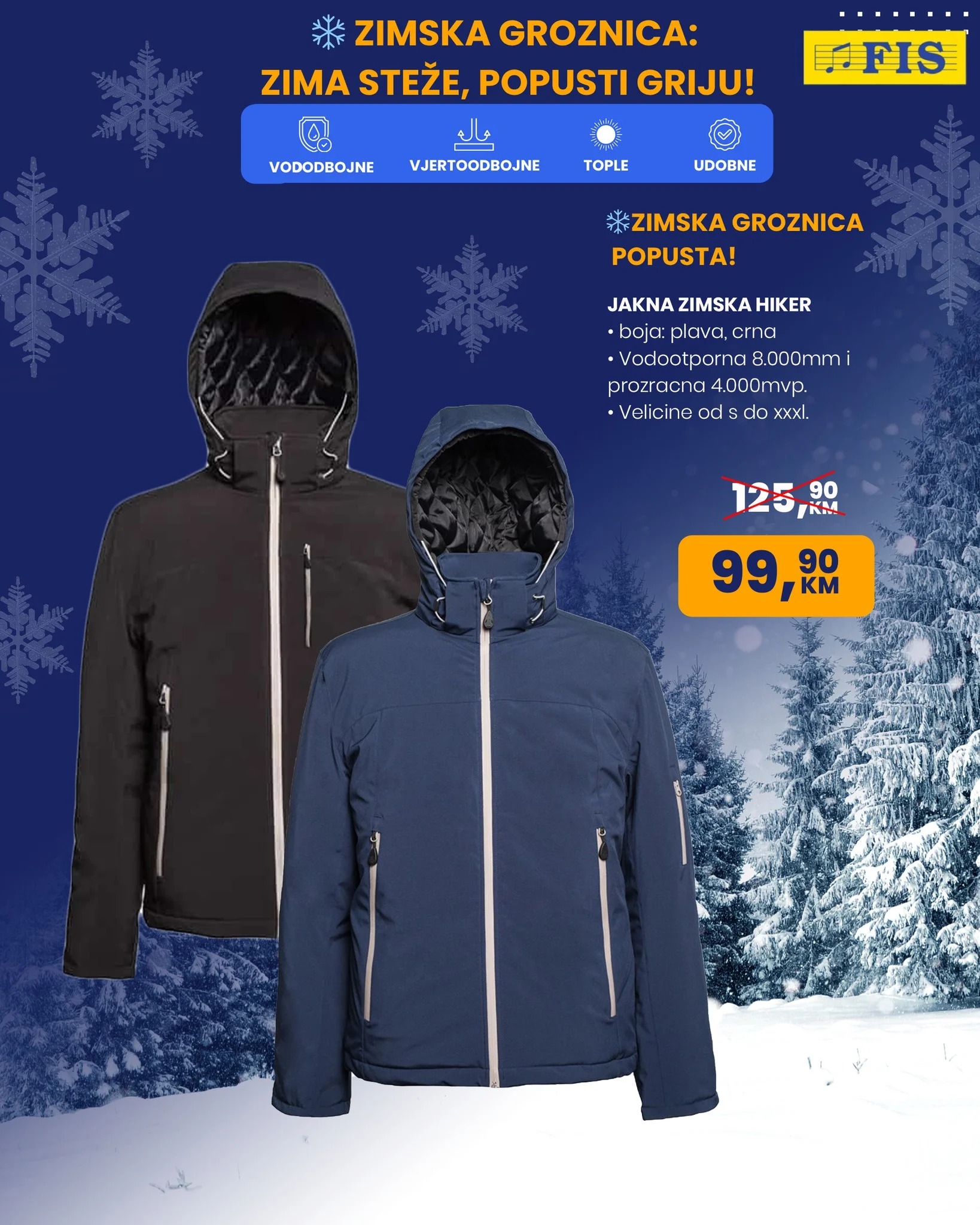 Fis Willona zimske jakne 25.11-31.12.2025.