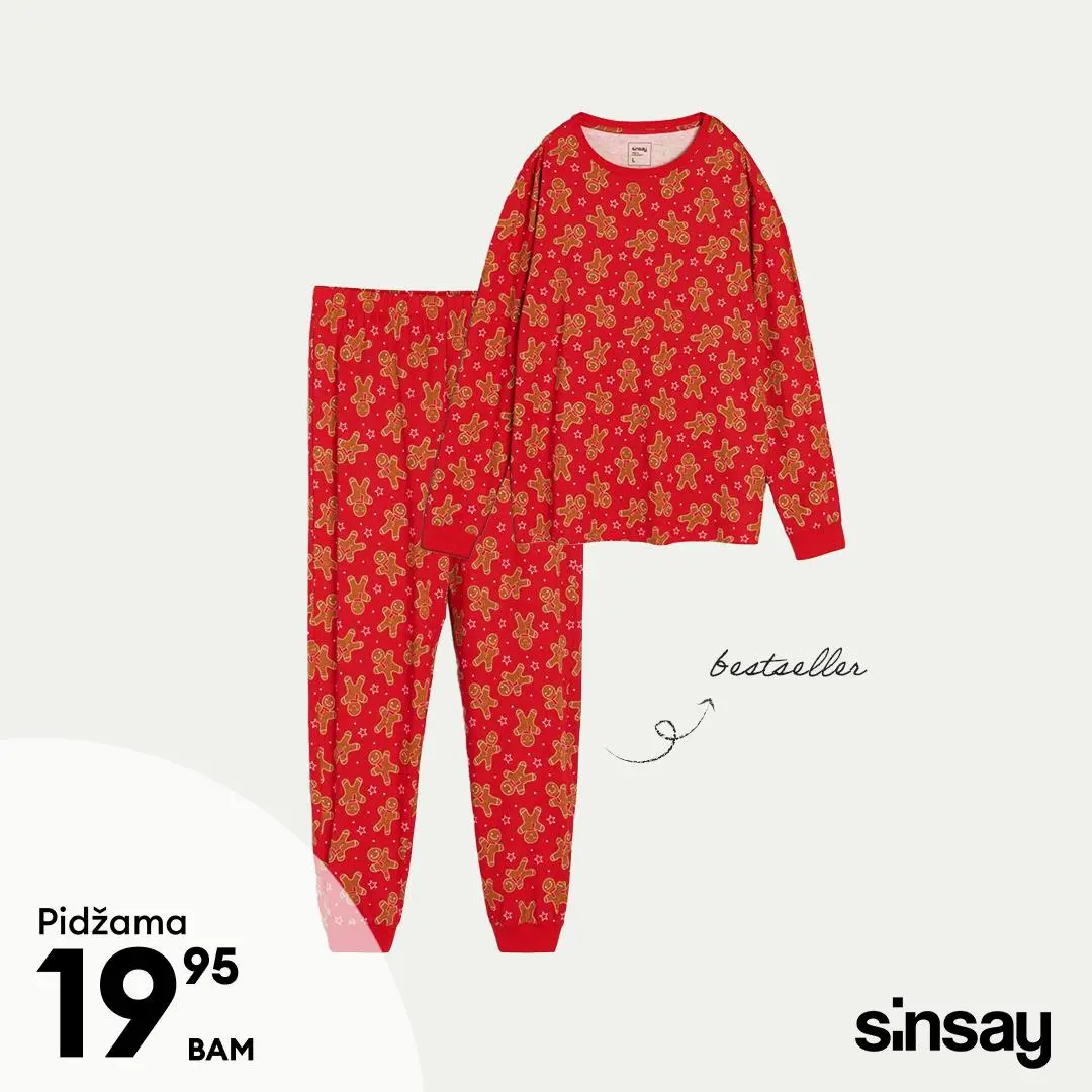 Sinsay ŽENSKE PIDŽAME - novembar 2025.